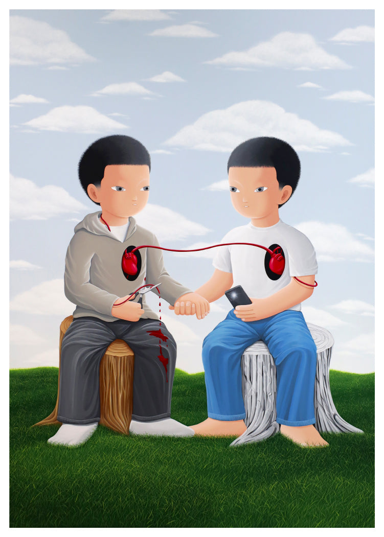 Postcard from "NO HEART HERE" Exhibition at MOCA (2024)
