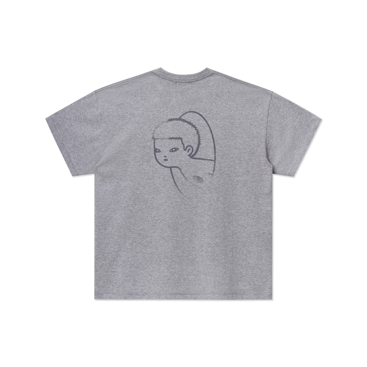 NO HEART HERE SCRIPT TEE (2025)