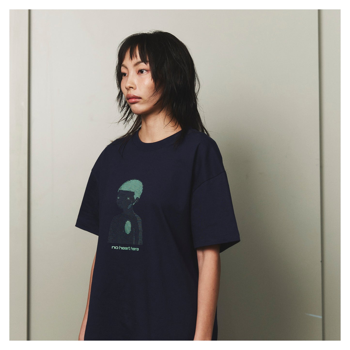 NO HEART HERE TEE BLUE (2025)