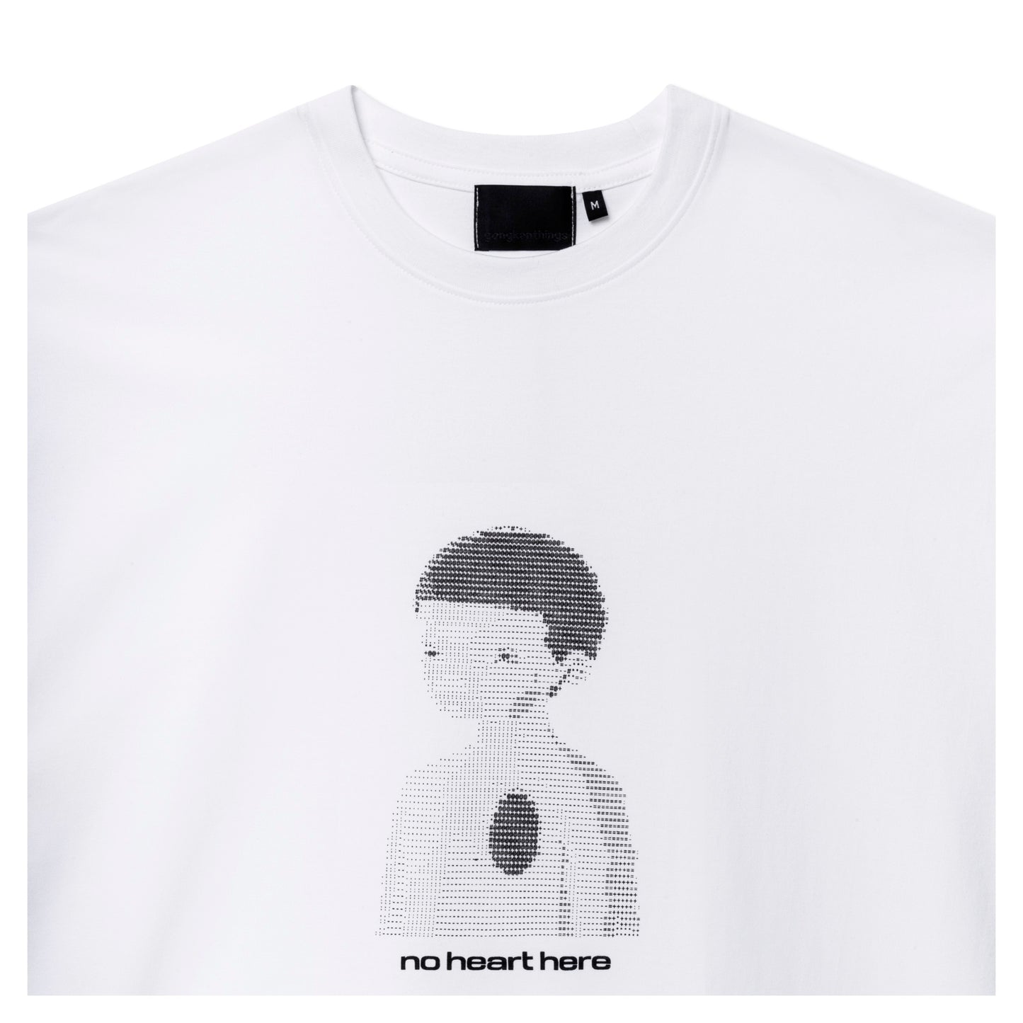 NO HEART HERE TEE WHITE (2025)