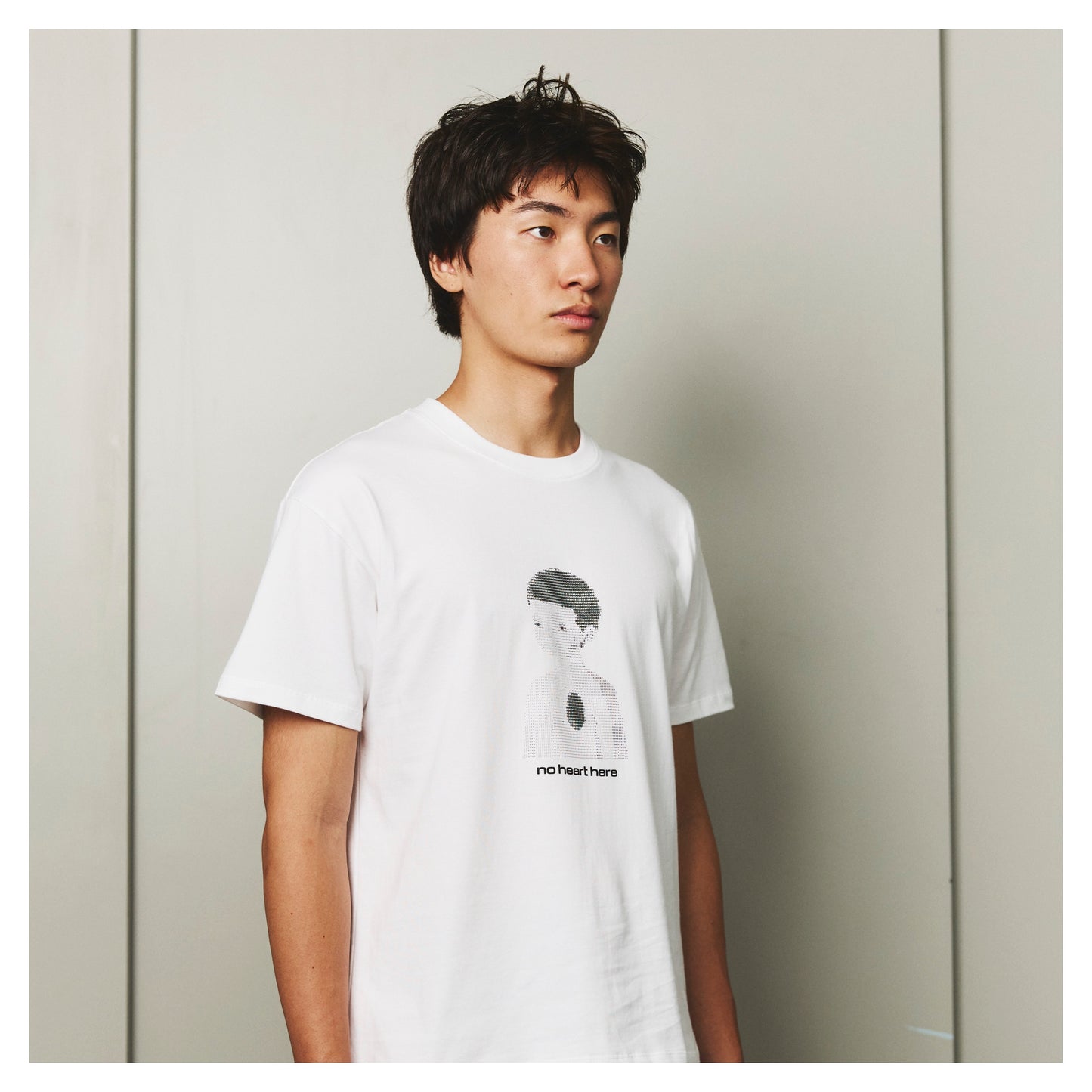 NO HEART HERE TEE WHITE (2025)