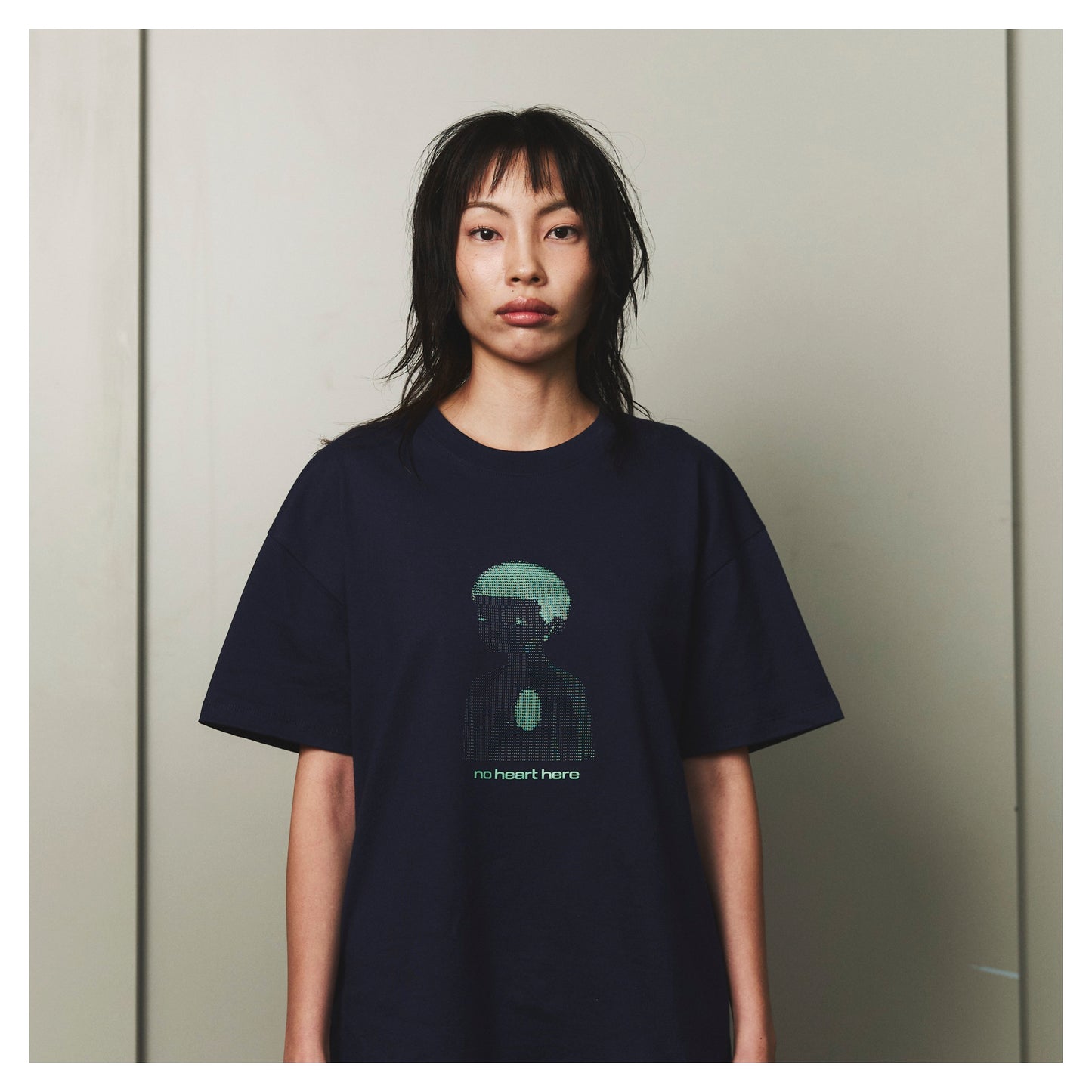 NO HEART HERE TEE BLUE (2025)