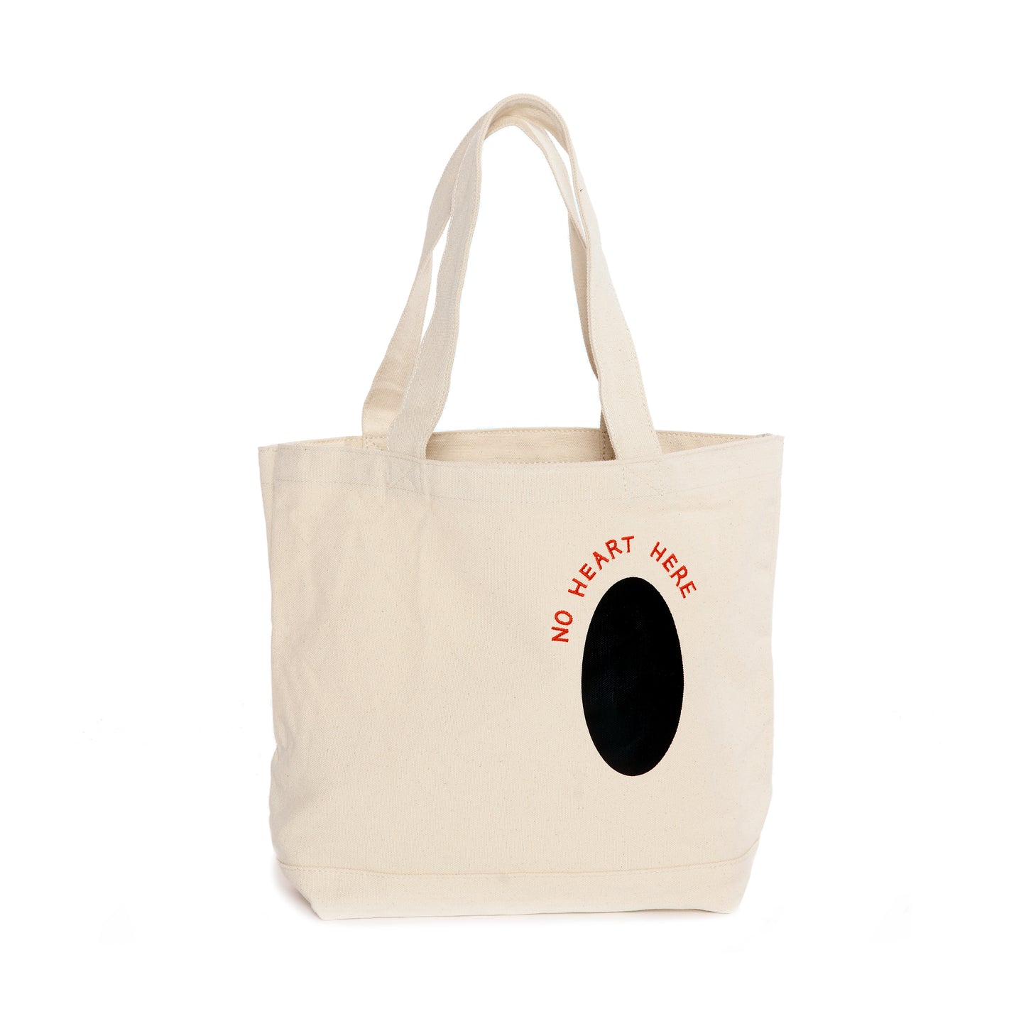 NO HEART HERE TOTE BAG